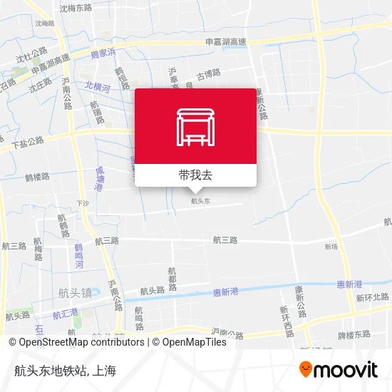 航头东地铁站地图