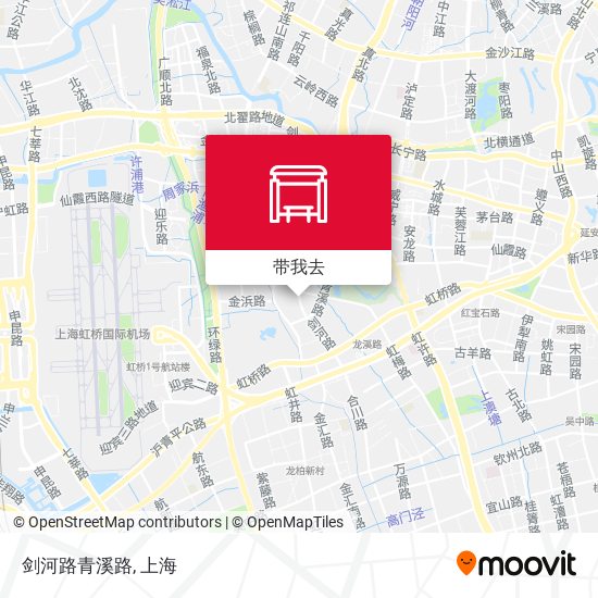 剑河路青溪路地图