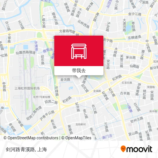 剑河路青溪路地图