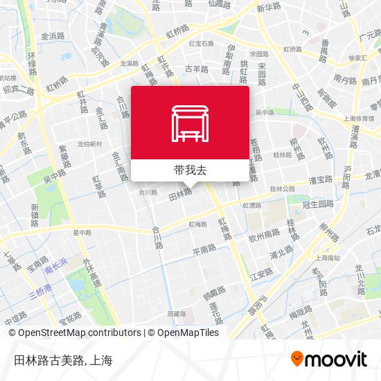 田林路古美路地图