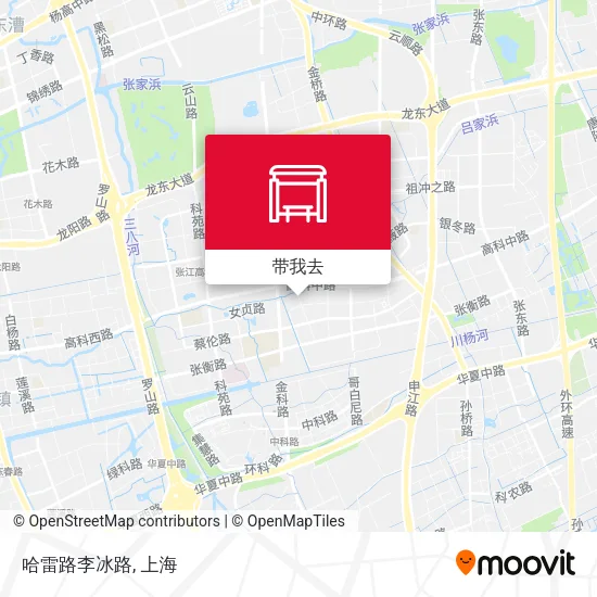 哈雷路李冰路地图