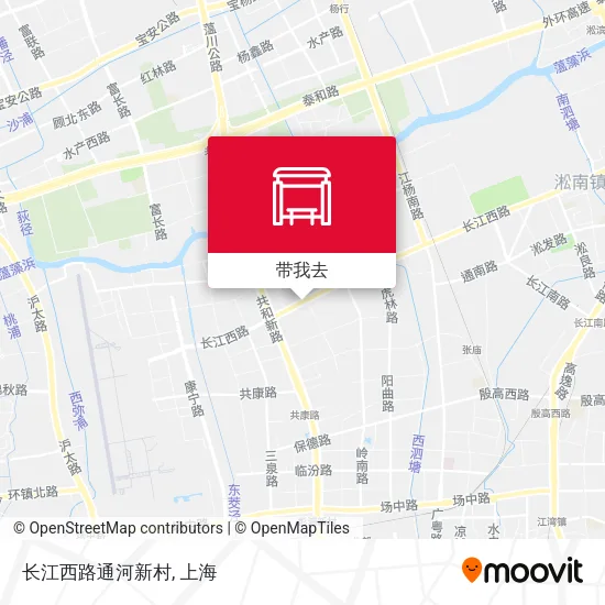 长江西路通河新村地图