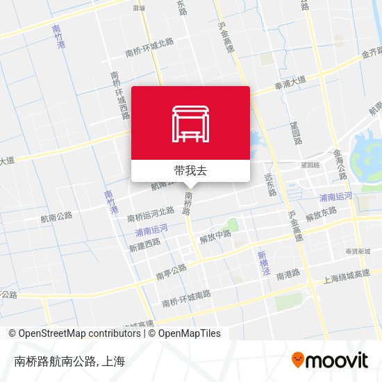 南桥路航南公路地图