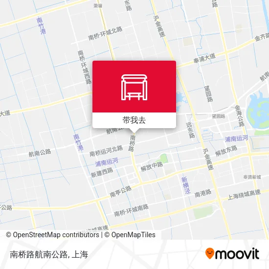 南桥路航南公路地图