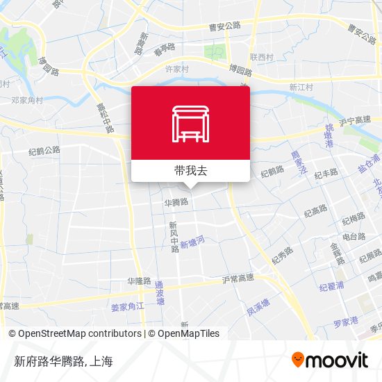 新府路华腾路地图