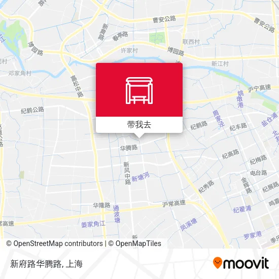 新府路华腾路地图