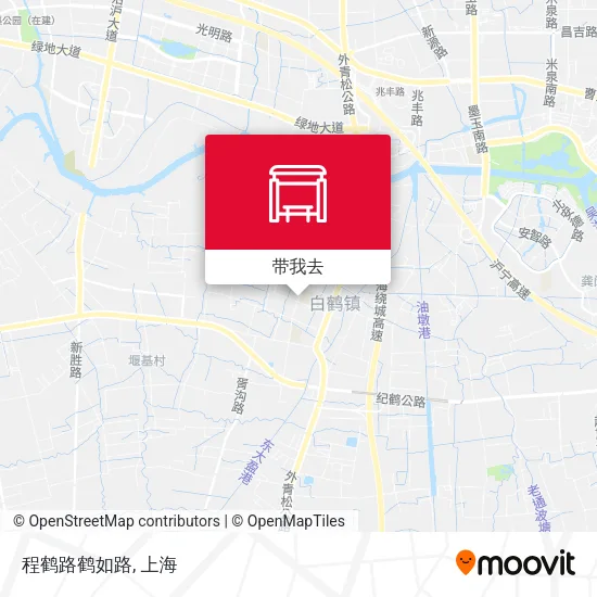 程鹤路鹤如路地图