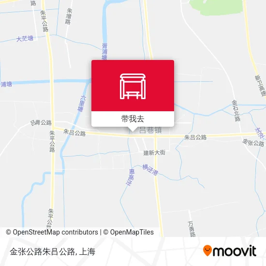 金张公路朱吕公路地图