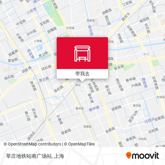 莘庄地铁站南广场站地图