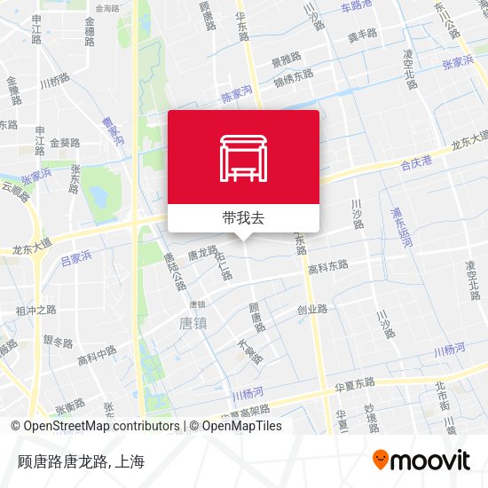 顾唐路唐龙路地图