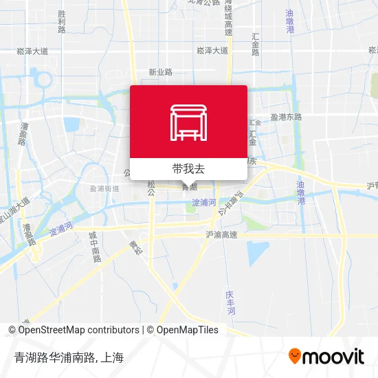 青湖路华浦南路地图