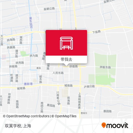 双翼学校地图