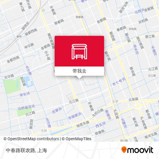 中春路联农路地图