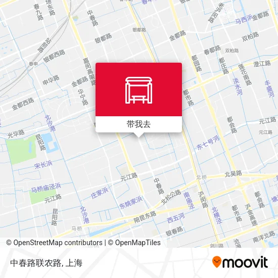 中春路联农路地图