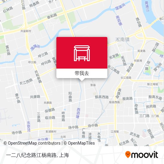 一二八纪念路江杨南路地图