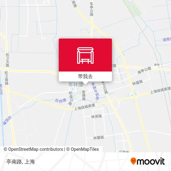 亭南路地图
