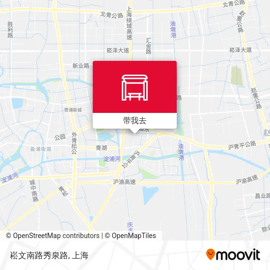 崧文南路秀泉路地图