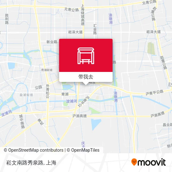崧文南路秀泉路地图