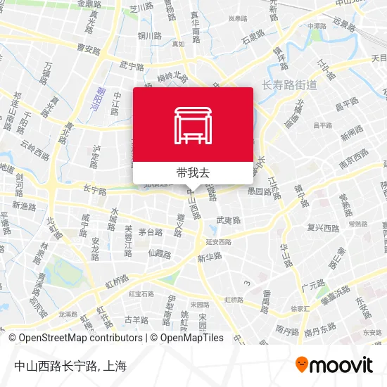 中山西路长宁路地图