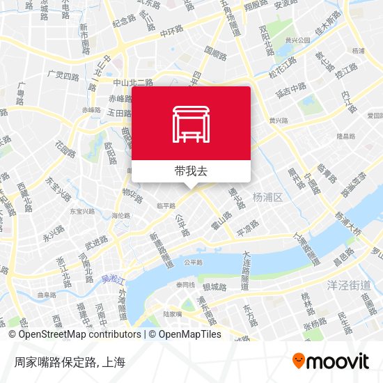 周家嘴路保定路地图