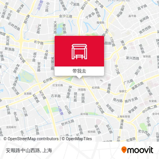 安顺路中山西路地图