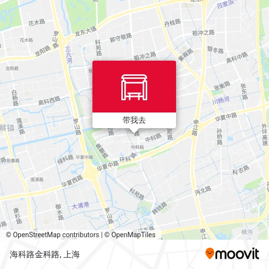 海科路金科路地图