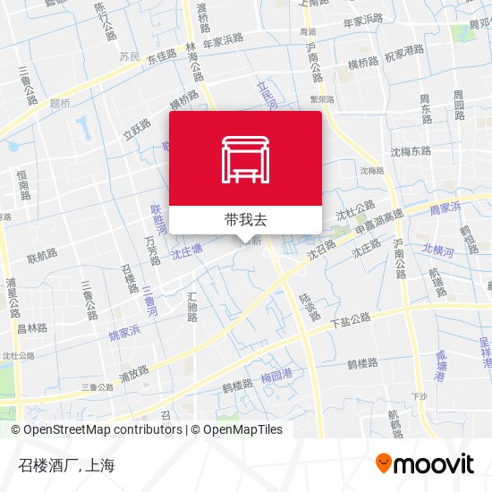 召楼酒厂地图