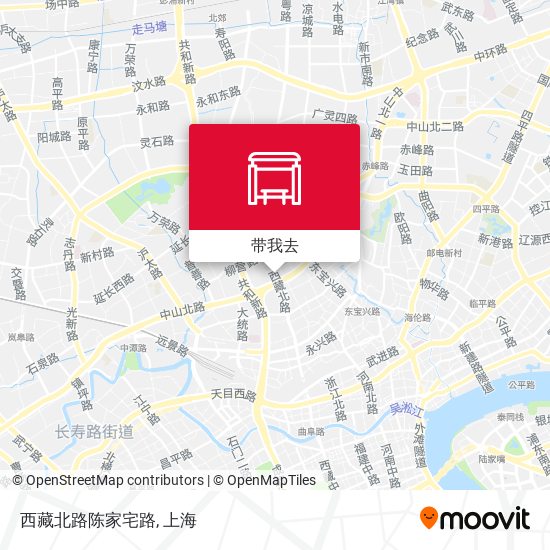 西藏北路陈家宅路地图
