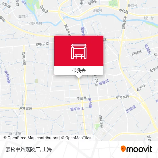 嘉松中路嘉陵厂地图