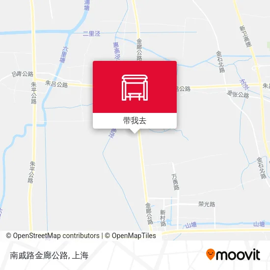 南戚路金廊公路地图