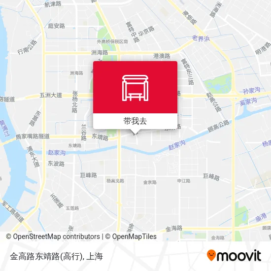 金高路东靖路(高行)地图