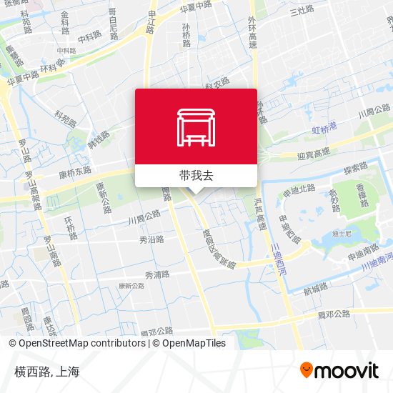 横西路地图