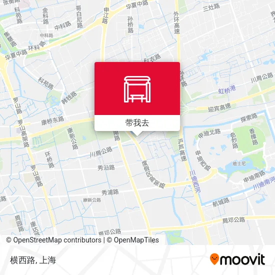 横西路地图