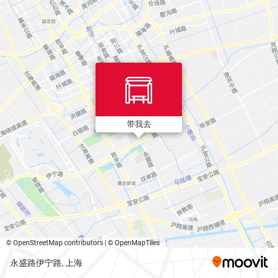 永盛路伊宁路地图