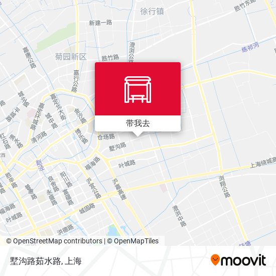 墅沟路茹水路地图