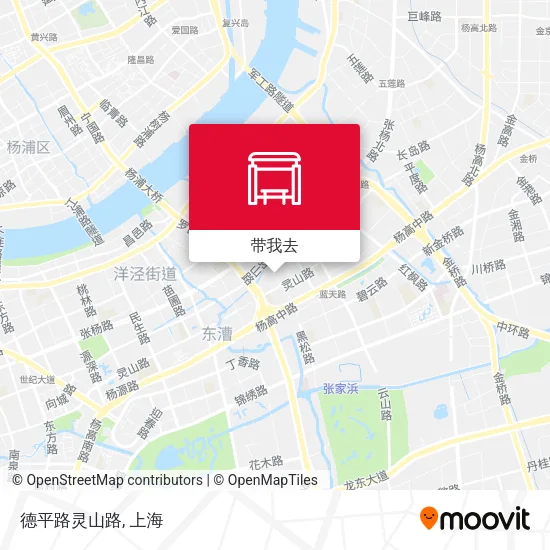 德平路灵山路地图