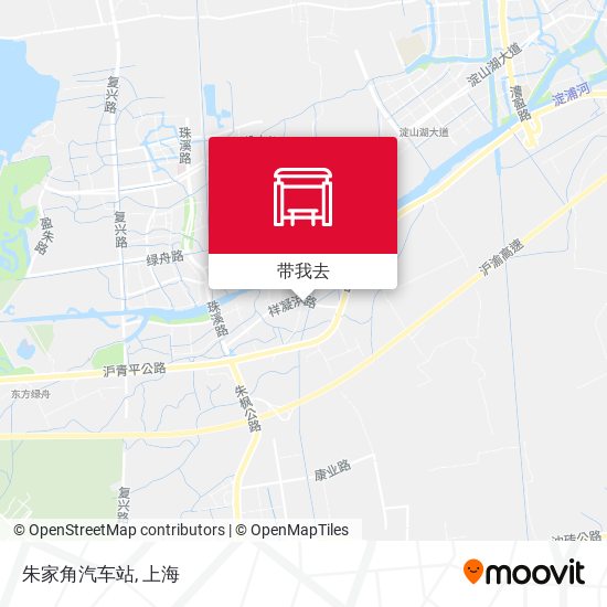朱家角汽车站地图