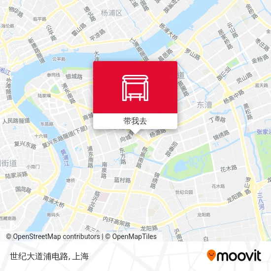 世纪大道浦电路地图