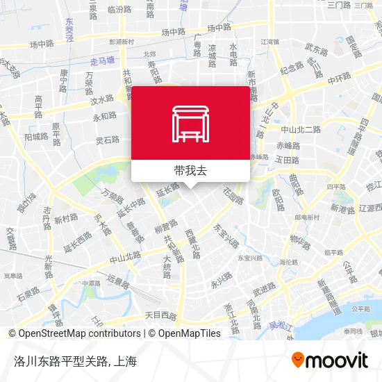 洛川东路平型关路地图