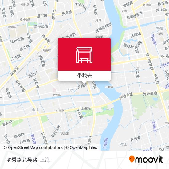 罗秀路龙吴路地图