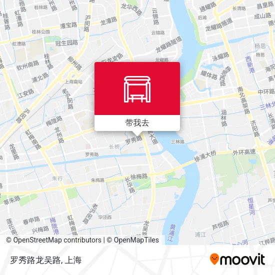 罗秀路龙吴路地图