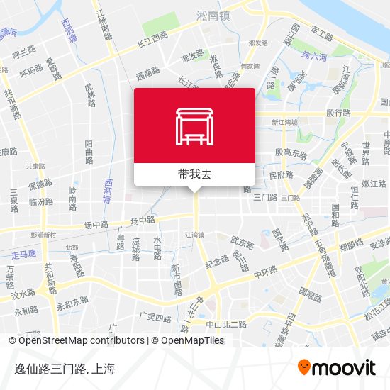 逸仙路三门路地图