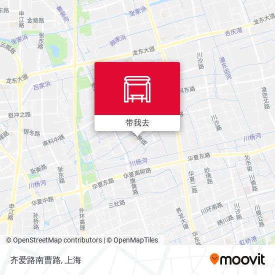 齐爱路南曹路地图