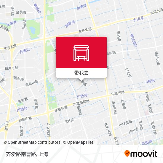 齐爱路南曹路地图