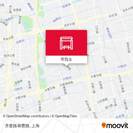齐爱路南曹路地图