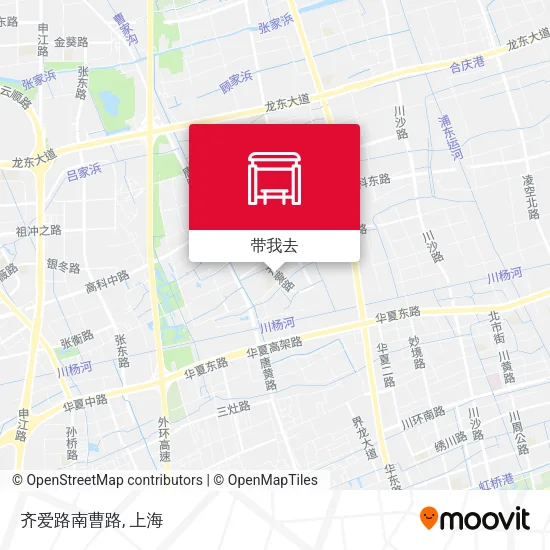 齐爱路南曹路地图