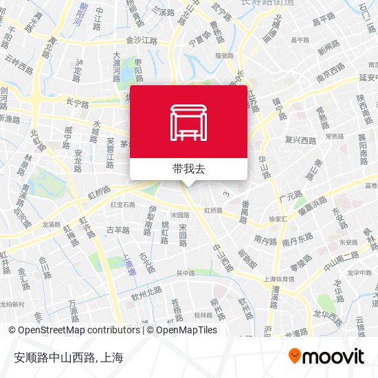 安顺路中山西路地图