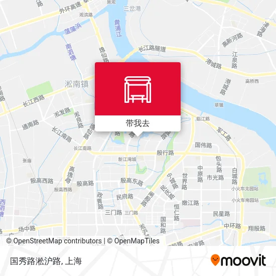 国秀路淞沪路地图