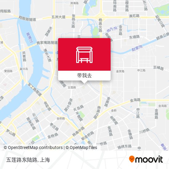 五莲路东陆路地图