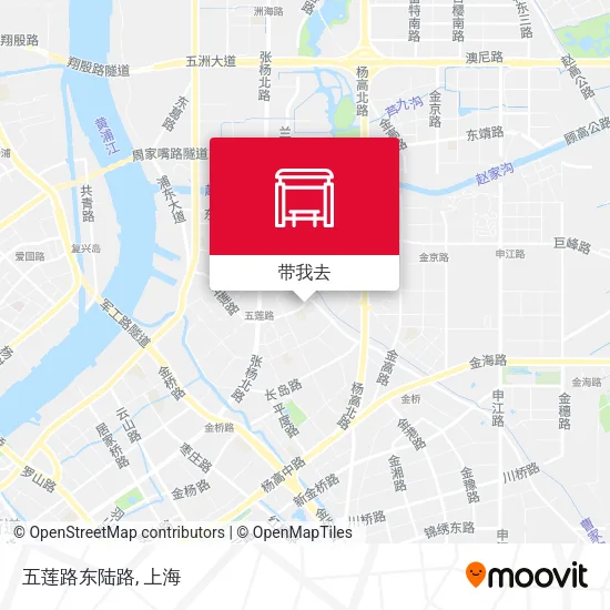 五莲路东陆路地图